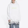 Hoodie met copyrightlogo, medium pasvorm, “White” 578135TIV559152
