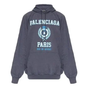 Hoodie met ‘Est. 1917’-collegelogo “Navy” 697879TMV964140