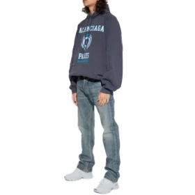 Hoodie met ‘Est. 1917’-collegelogo “Navy” 697879TMV964140