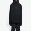 Hoodie met geborduurd BB-embleem “Black” 620973TKV721069