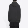 Hoodie met geborduurd logo “Black” 578135TLVB81146