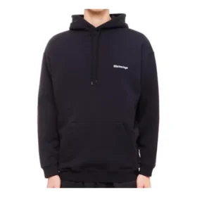 Hoodie met geborduurd logo “Navy” 570811TKVB53967