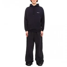 Hoodie met geborduurd logo “Navy” 570811TKVB53967