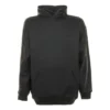 Hoodie met geborduurd logo “Washed Black” 570811TKVB58190