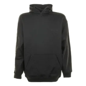 Hoodie met geborduurd logo “Washed Black” 570811TKVB58190