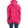 Hoodie met klassiek logo, minimalistisch en effen, roze 570798THV775630