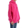 Hoodie met klassiek logo, minimalistisch en effen, roze 570798THV775630