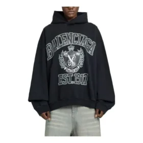 Hoodie met logo “Black Cottom” 744463TOVK28190