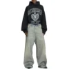 Hoodie met logo “Black Cottom” 744463TOVK28190