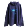Hoodie met logo, chemisch te reinigen “Blue” 661711TKVF