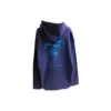 Hoodie met logo, chemisch te reinigen “Blue” 661711TKVF