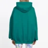 Hoodie met logo Groen 556111TDV043068