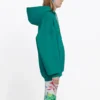 Hoodie met logo Groen 556111TDV043068