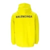Hoodie met logo in medium pasvorm “Yellow” 600583TIV847440