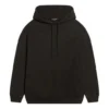 Hoodie met logo, medium pasvorm “Washed Black” 600583TLVB81146