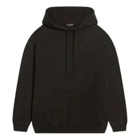Hoodie met logo, medium pasvorm “Washed Black” 600583TLVB81146