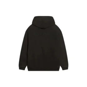 Hoodie met logo, medium pasvorm “Washed Black” 600583TLVB81146