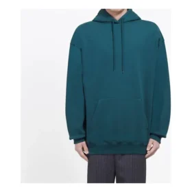 Hoodie met logo op de rug “Green” 570811THV793230
