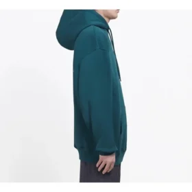 Hoodie met logo op de rug “Green” 570811THV793230