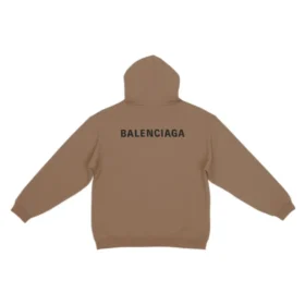 Hoodie met logo op de rug, normale pasvorm “Brown” 600583TMVF57761