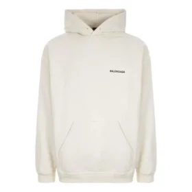 Hoodie met logo op de rug, normale pasvorm “Off White” 600583TMVF5-9069
