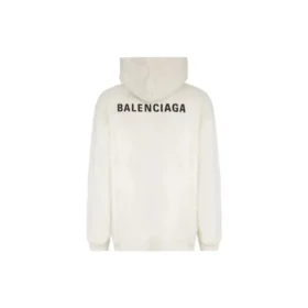 Hoodie met logo op de rug, normale pasvorm “Off White” 600583TMVF5-9069