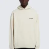 Hoodie met logo op de rug, normale pasvorm “Off White” 600583TMVF5-9069