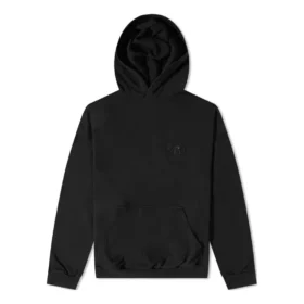 Hoodie met logo op de rug “Zwart” 674986TLV971069