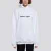 Hoodie met logo-opdruk Wit 578135TIV559040