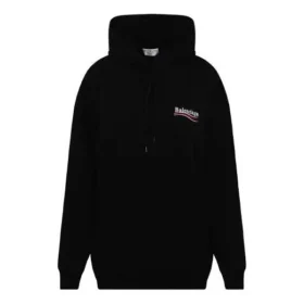 Hoodie met medium pasvorm voor Political Campaigns “Zwart” 578135TKVI91070