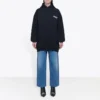 Hoodie met Political Campaign-opdruk, zwart 570792TBV141000