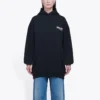 Hoodie met Political Campaign-opdruk, zwart 570792TBV141000