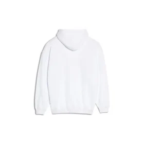 Hoodie met regenbooglogo, wit 570798TEV509044
