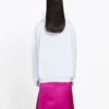 Hoodie met regenbooglogo, wit 570798TEV509044
