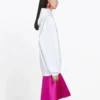 Hoodie met regenbooglogo, wit 570798TEV509044