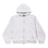 Hoodie met rits aan de achterkant, normale pasvorm “Dirty White baby-pink” 803264TSVP12420