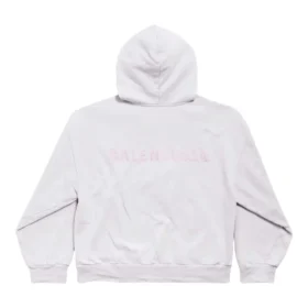 Hoodie met rits aan de achterkant, normale pasvorm “Dirty White baby-pink” 803264TSVP12420