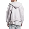Hoodie met rits aan de achterkant, normale pasvorm “Dirty White baby-pink” 803264TSVP12420