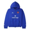 Hoodie met rits en logo “Blue” 744457TSVG94011