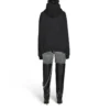 Hoodie met rits en Sticky Note-logo, medium pasvorm “Black Faded” 744457TOVD31055