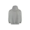 Hoodie met rits van verouderd katoen-jersey “Grey” 744454TOVV91241