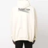 Hoodie met ruime pasvorm voor Political Campaign “White” 620973TKVI98962