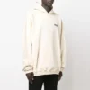 Hoodie met ruime pasvorm voor Political Campaign “White” 620973TKVI98962