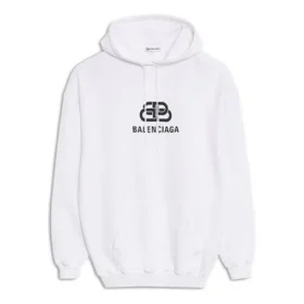 Hoodie met trekkoord, wit 570792TEV199044
