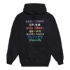 Hoodie met veelkleurige logoprint, zwart 578135TJVI62771
