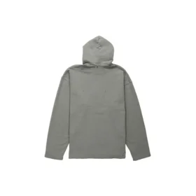 Hoodie met vervaagd logo en distressed-look “Grijs” 661711TKVD68174