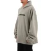 Hoodie met vervaagd logo en distressed-look “Grijs” 661711TKVD68174