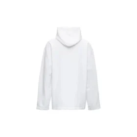Hoodie met vervaagd logo en distressed-look “White” 661711TKVD69040