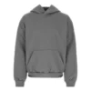Hoodie met waslabel, middelmatige pasvorm “Grey Black” 725565TNVL61219