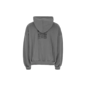 Hoodie met waslabel, middelmatige pasvorm “Grey Black” 725565TNVL61219